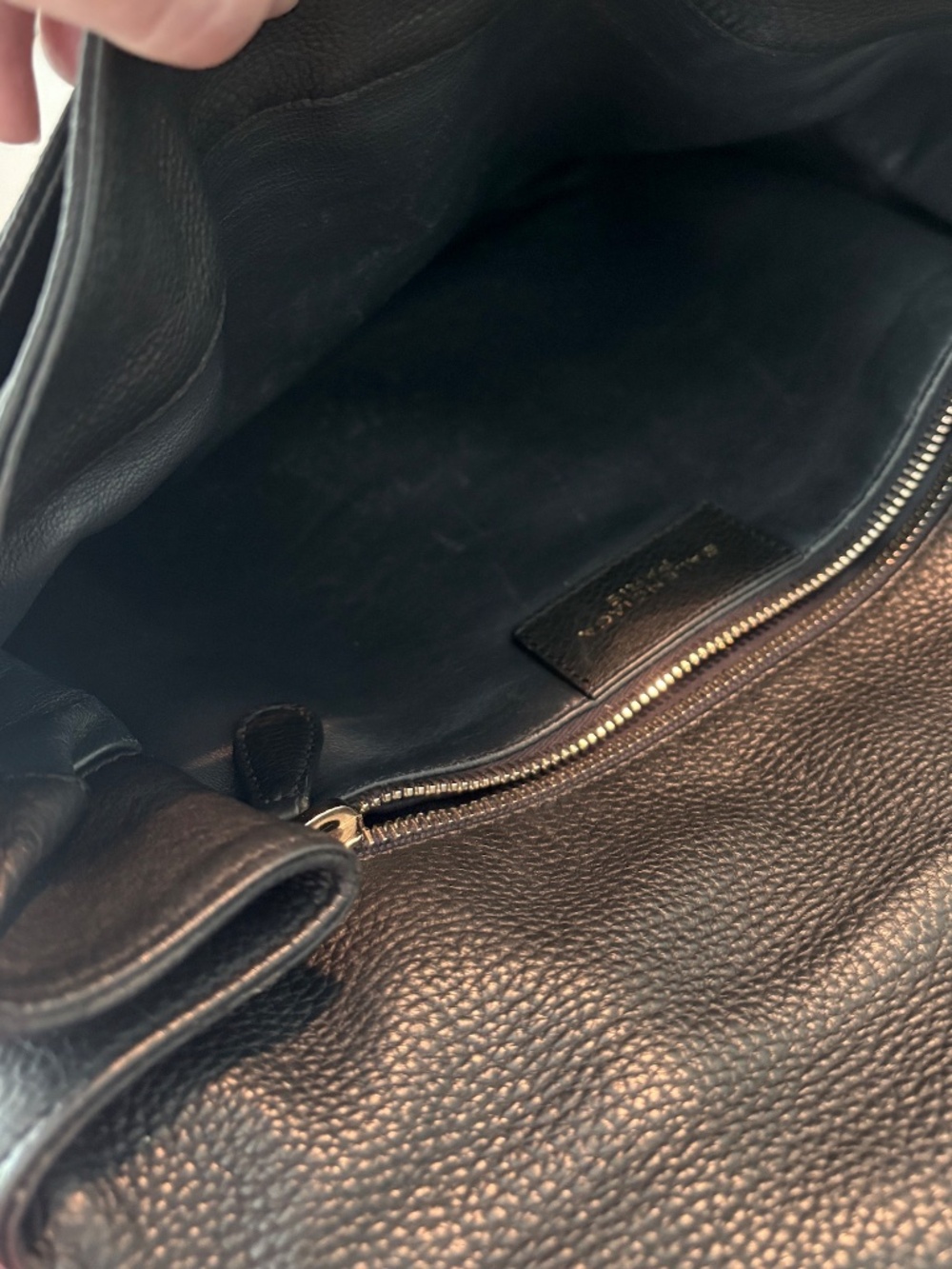 Balenciaga Black pebbled leather shoulder bag, good condition - Picture 13 of 15